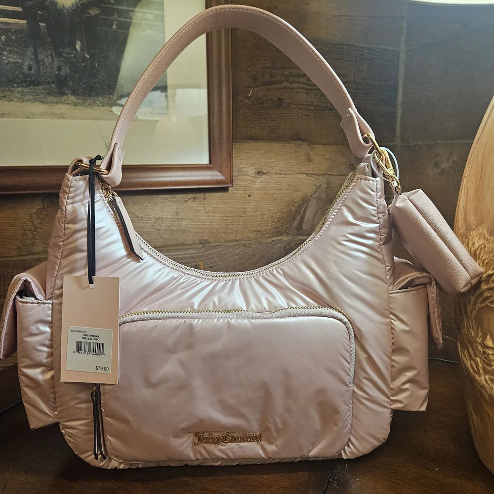 Juicy Couture Diamond 💓 Pink Hobo Bag